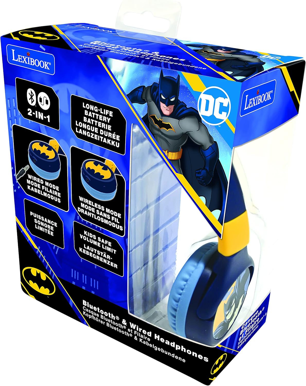 2-in-1 Audio-Kopfhörer Batman, Batman