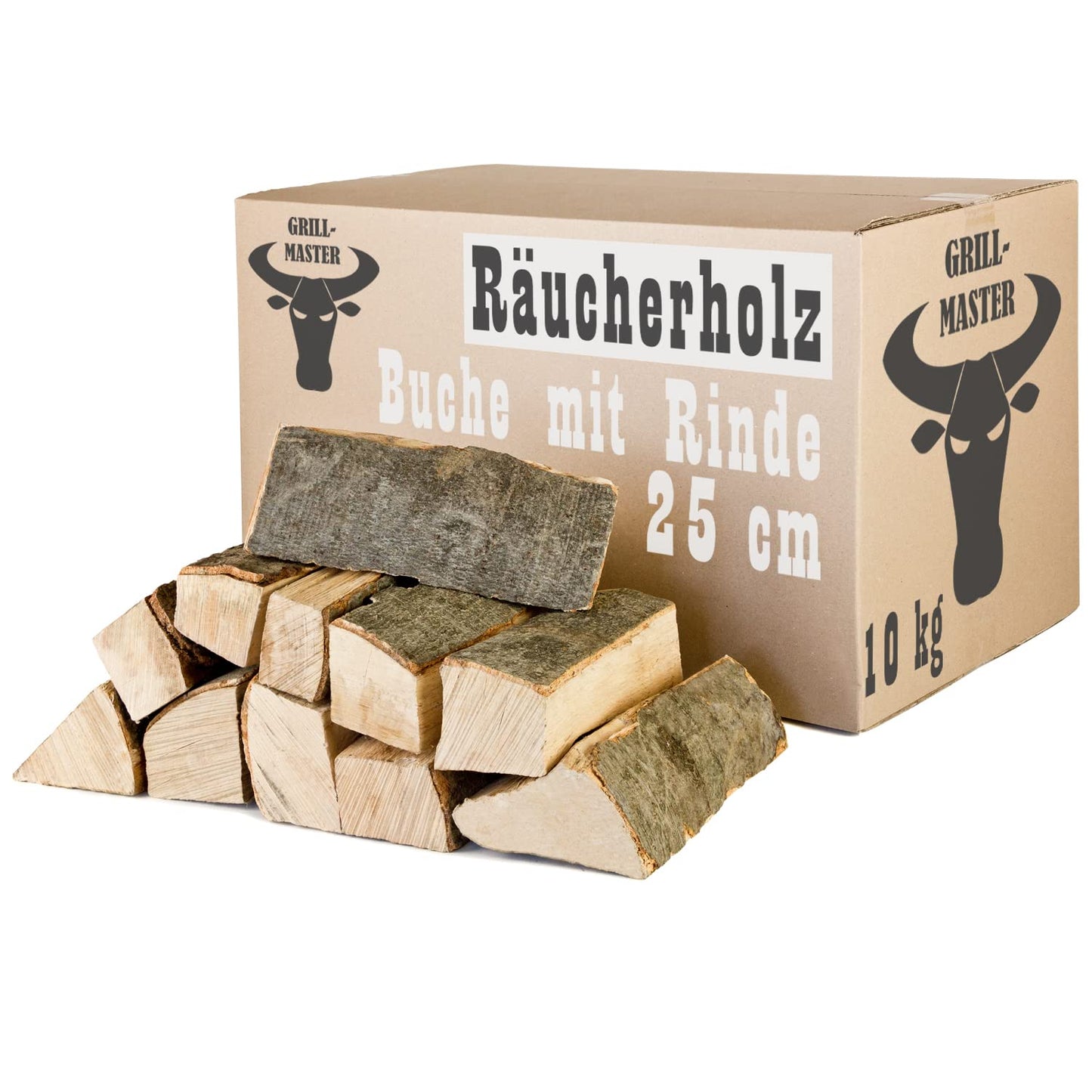 Buche Smoker Räucherholz, 25 cm, 10 kg