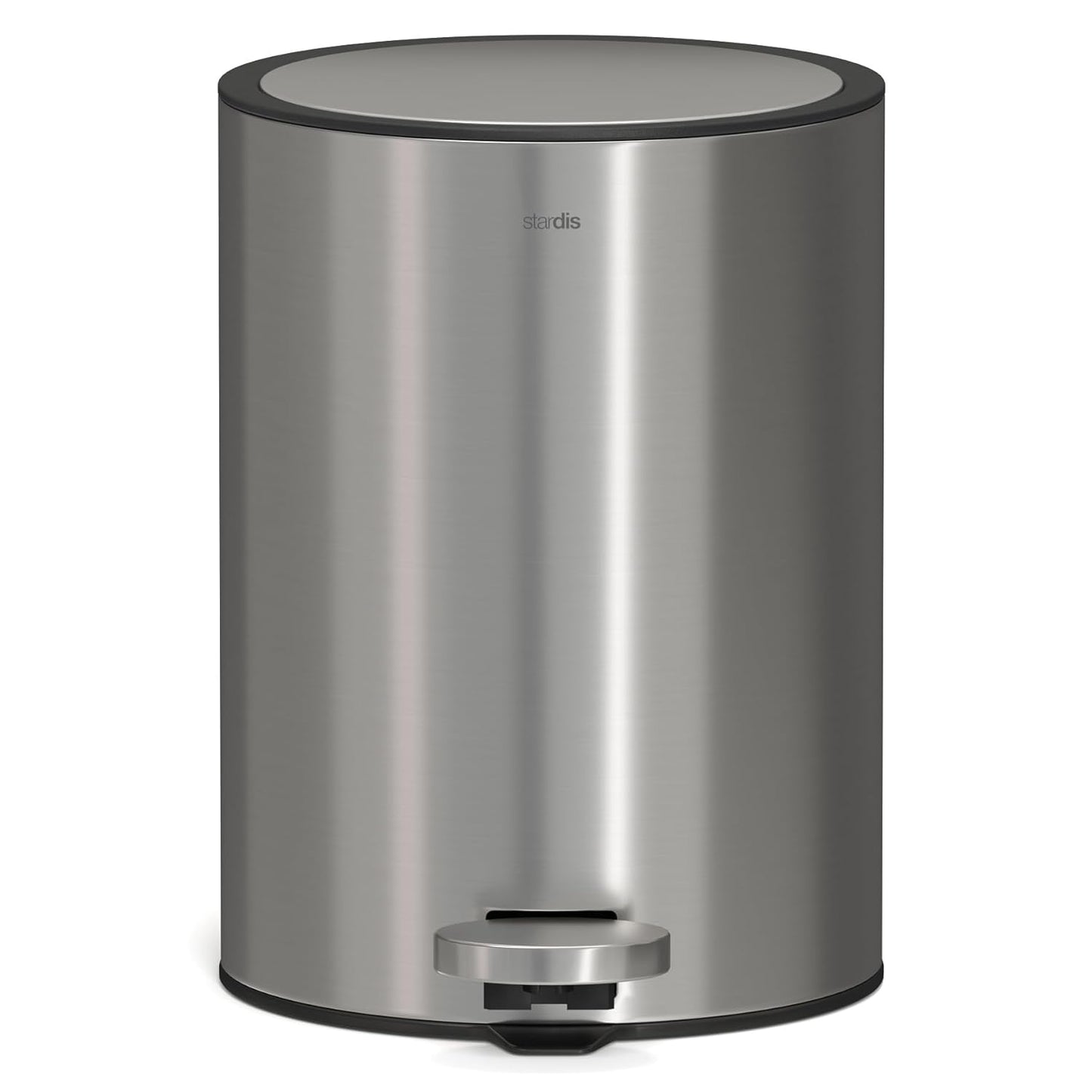 Kosmetikeimer mit Softclose, stainless steel satin