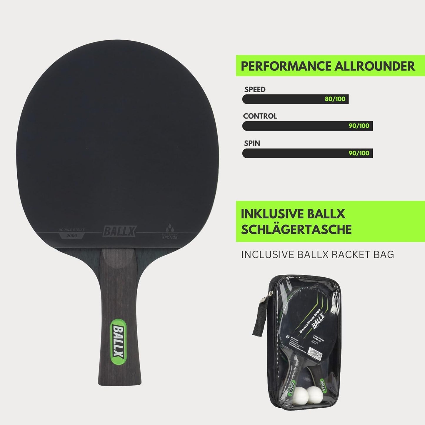 Tischtennisschläger Set