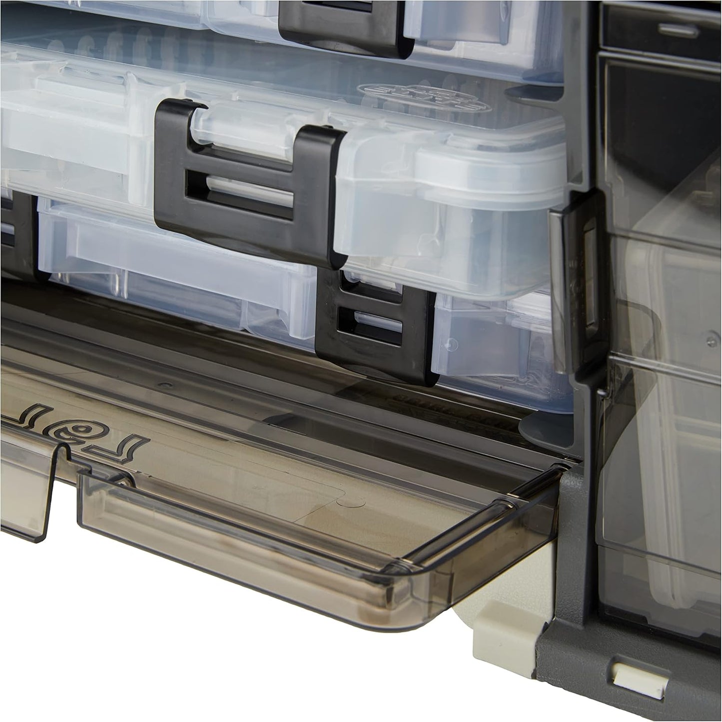Tackle Box für Anglerzubehör, Einheitsgrösse Abgewinkeltes System