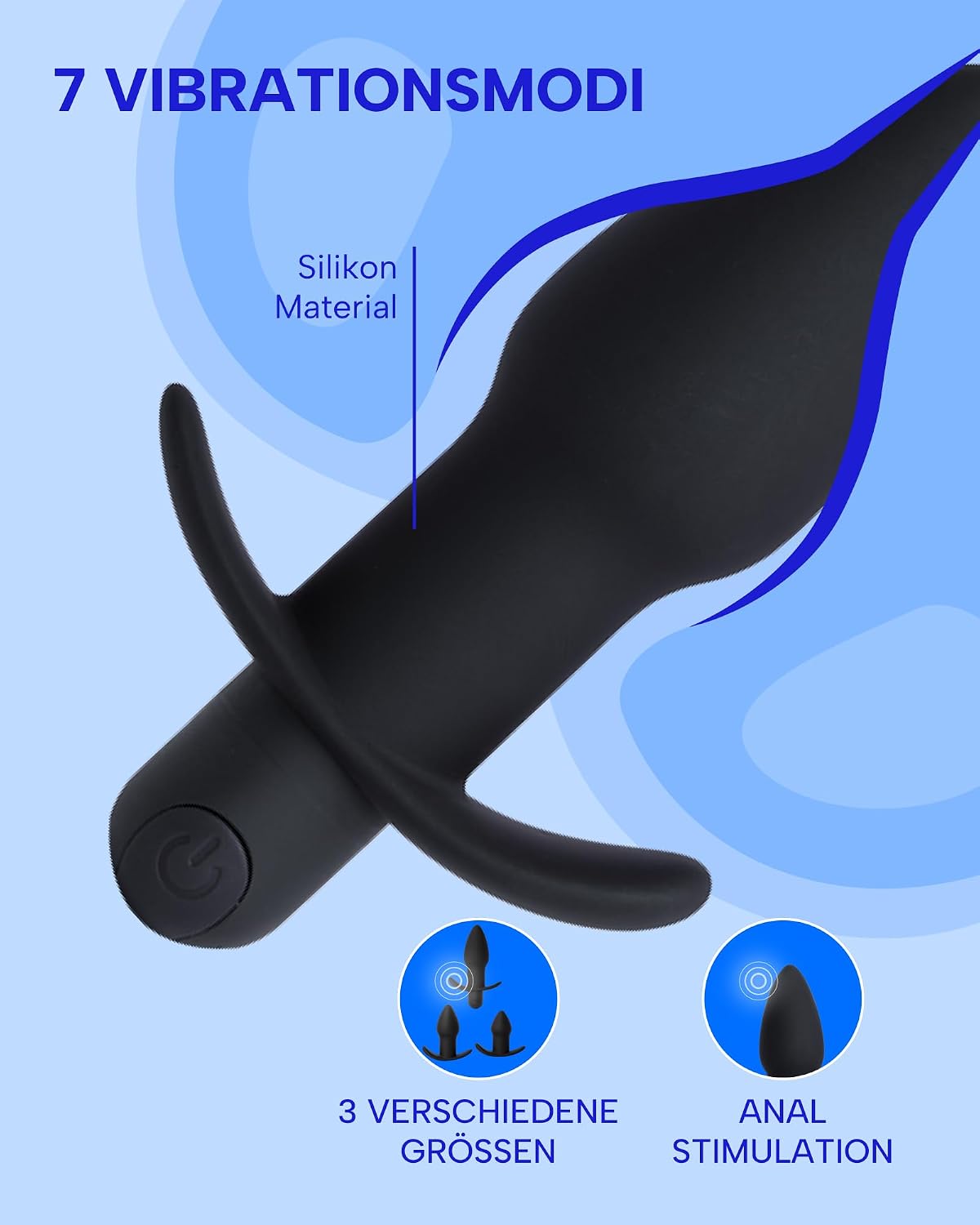3-teiliges Analplug Vibrator-Set Cool Team mit Fernbedienung, Cool Team