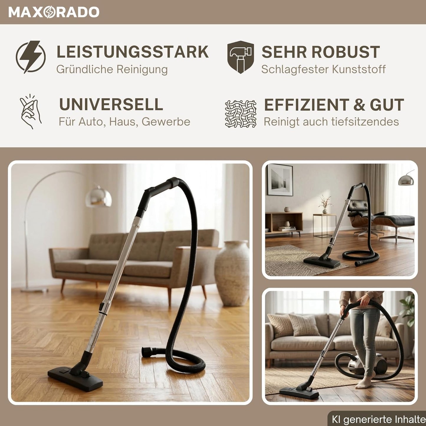 Staubsauger Ersatzdüsen-Set