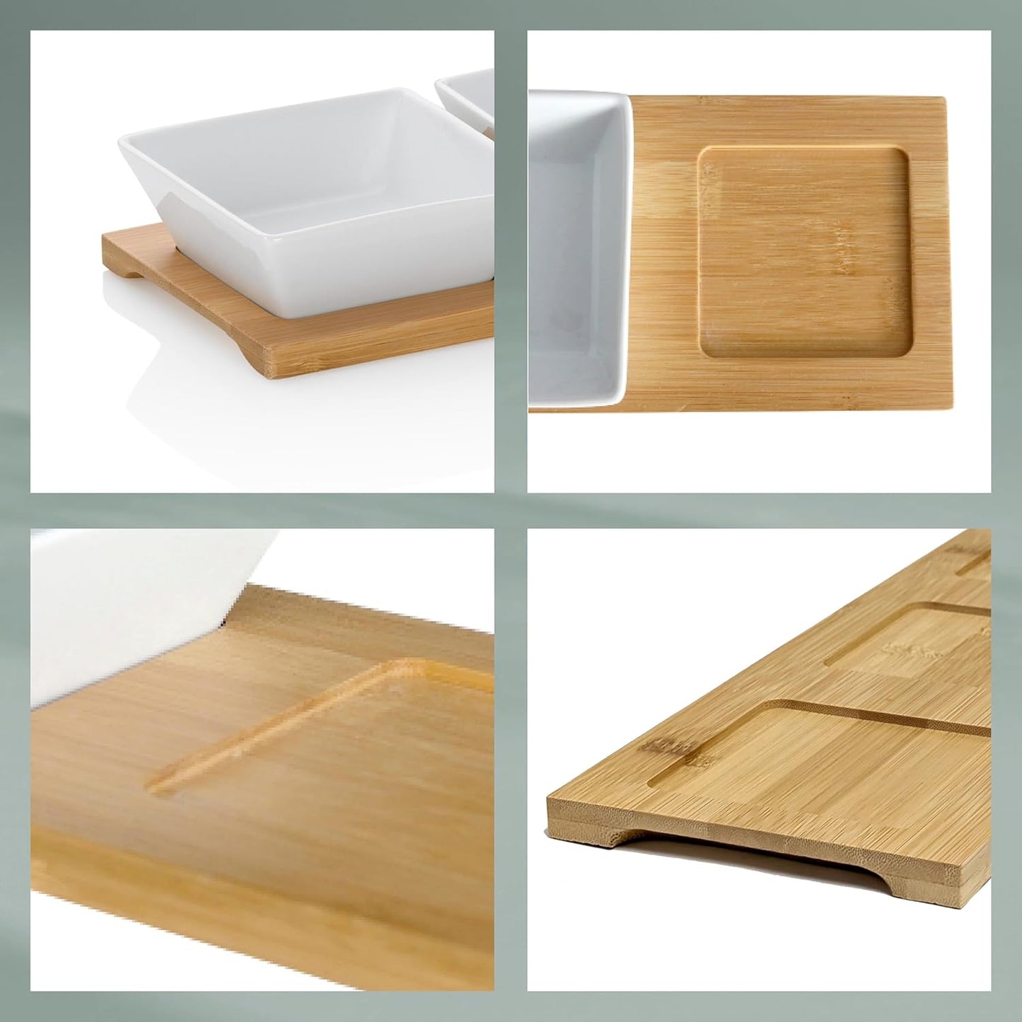 4-teiliges Servierschalen-Set Philipa, Weiß 4-teilig