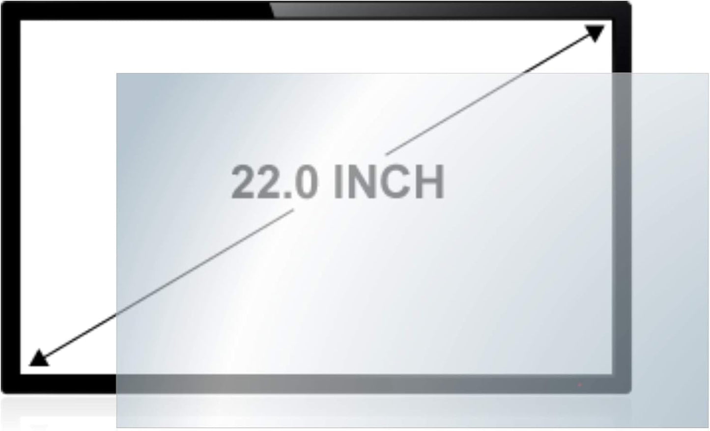 Entspiegelungsfolie für 22" Touch-Panel PCs, 22" (16:9) Matt