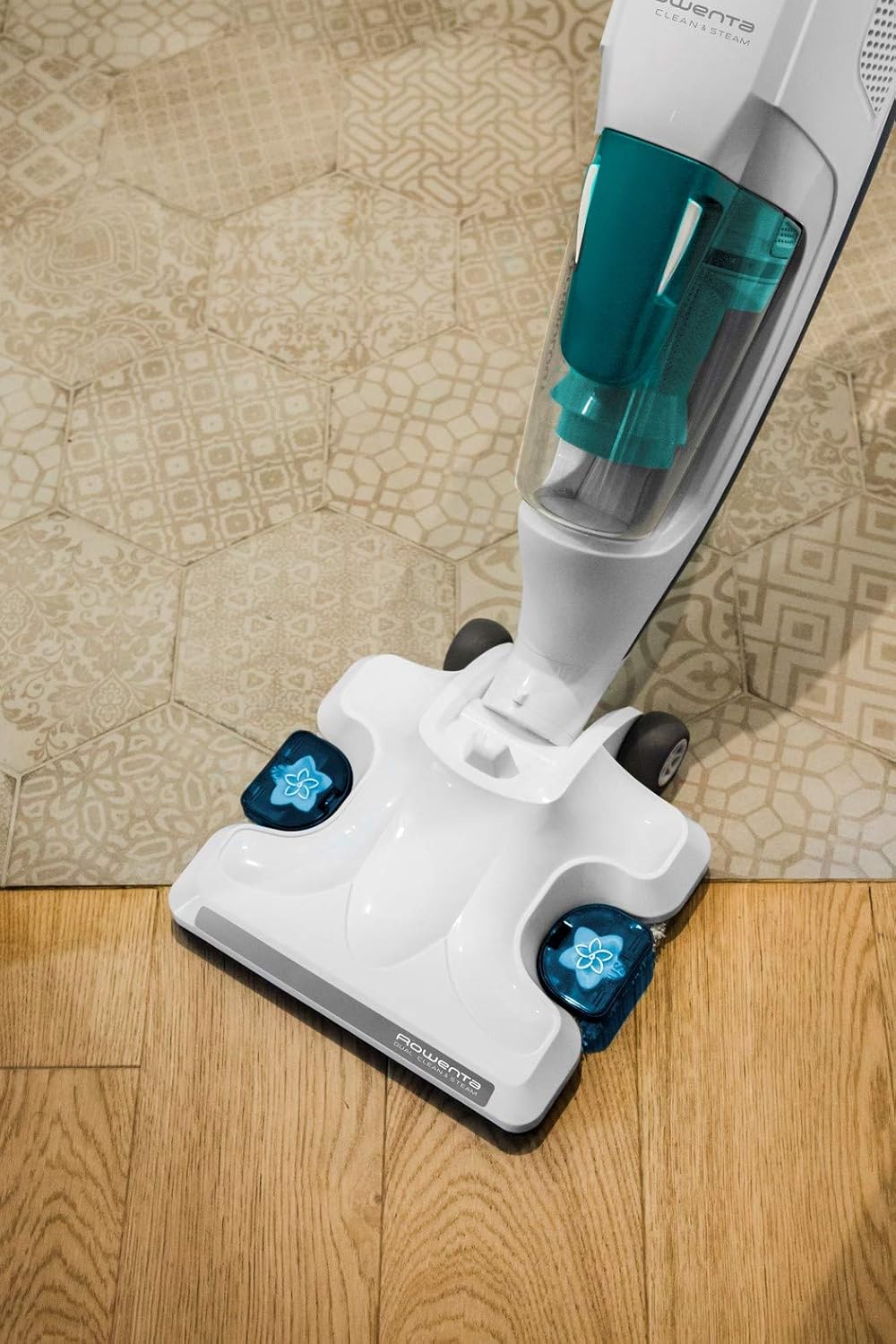 Clean & Steam Revolution Bodendampfreiniger, RY7757WH, 1kg leichter und kompakter