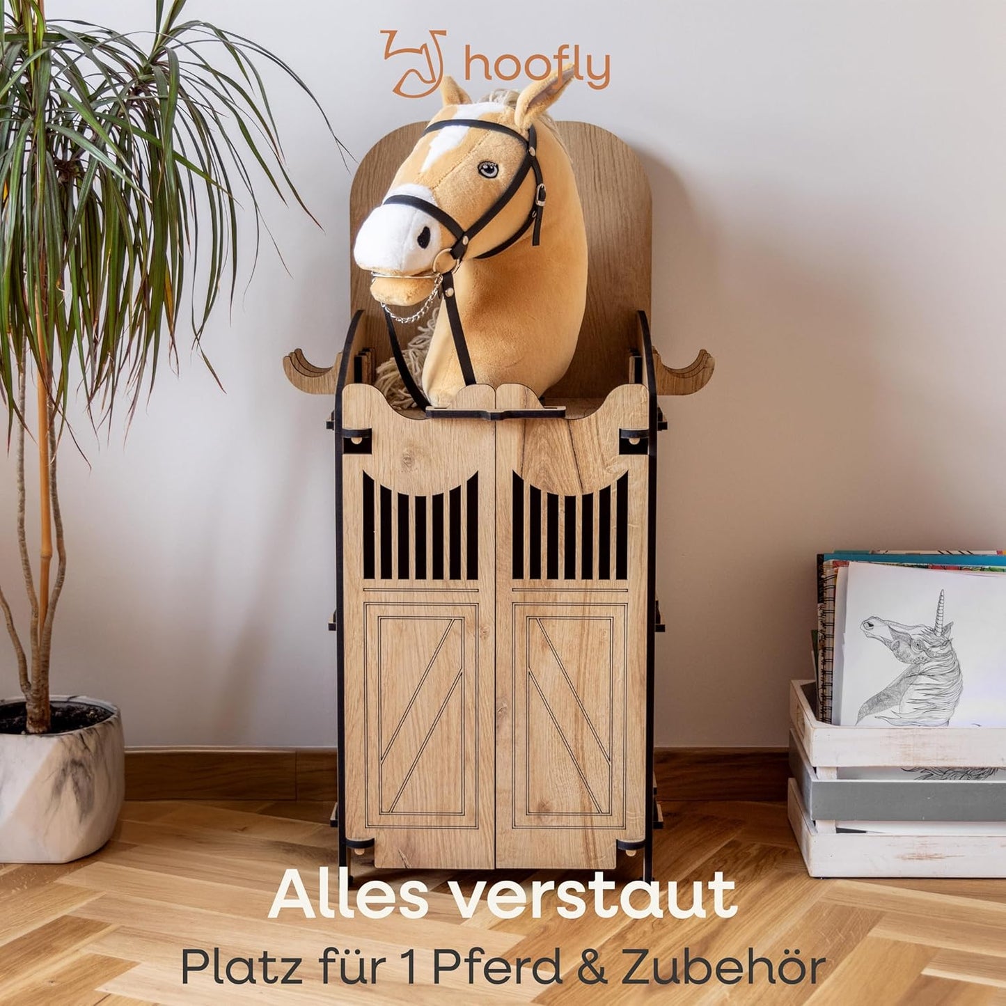Hobby Horse Stall für Steckenpferd, 1 Pferd