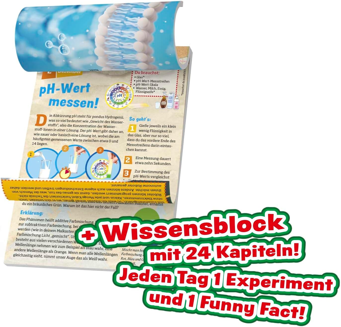 Adventskalender mit Experimenten, Adventskalender Was ist was?