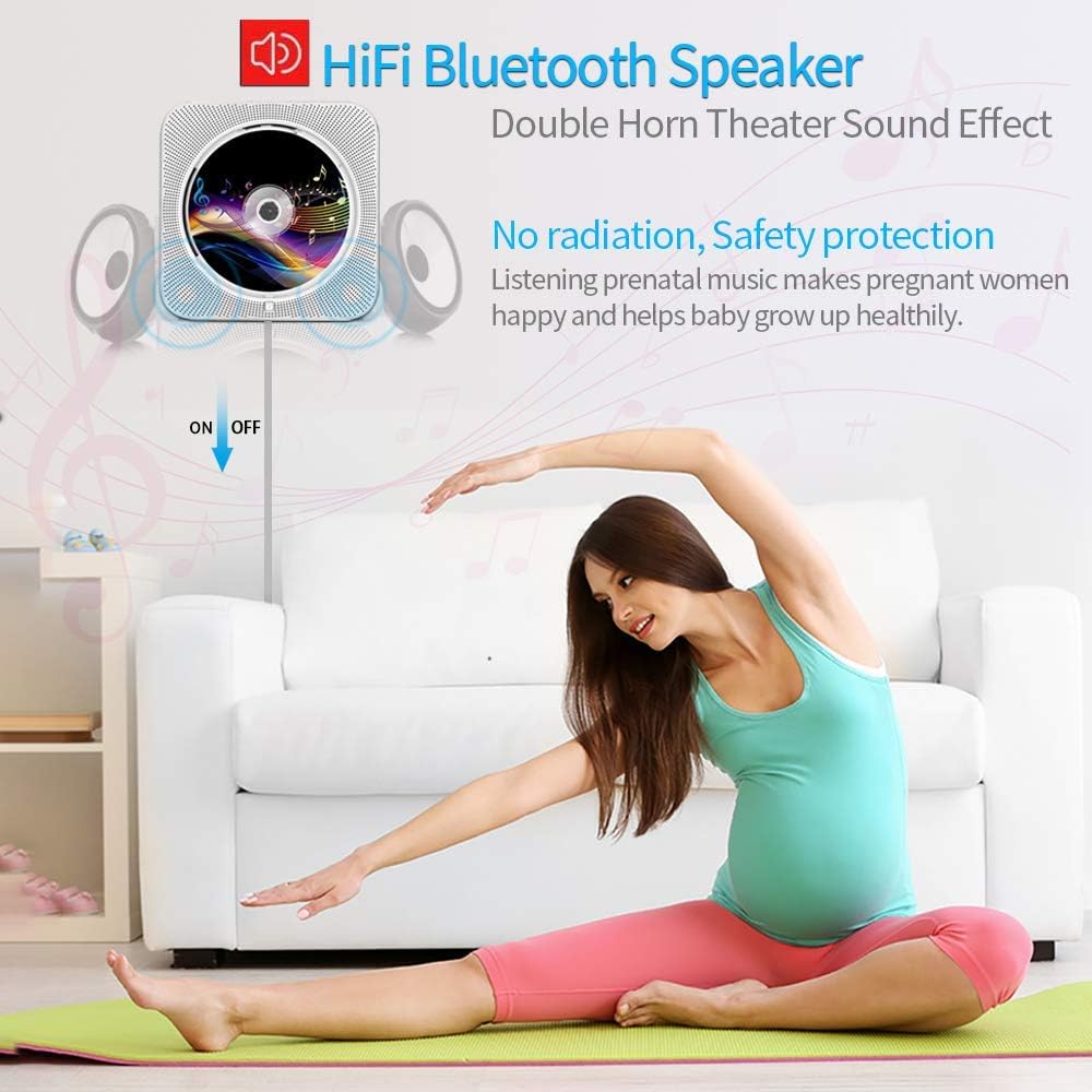 Tragbarer DVD-/CD-Player mit Bluetooth & HDMI