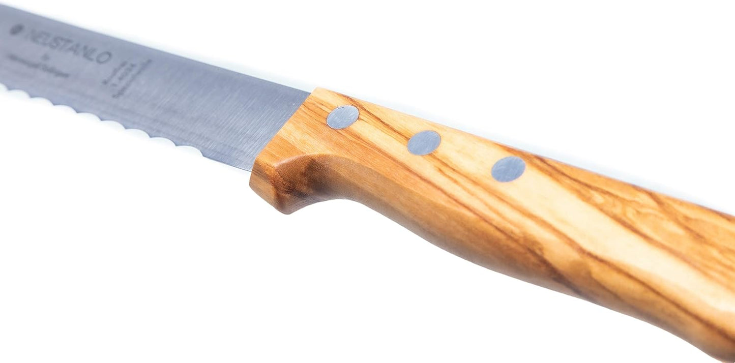 Brotmesser (Modellnummer 82 80 12), Olivenholz