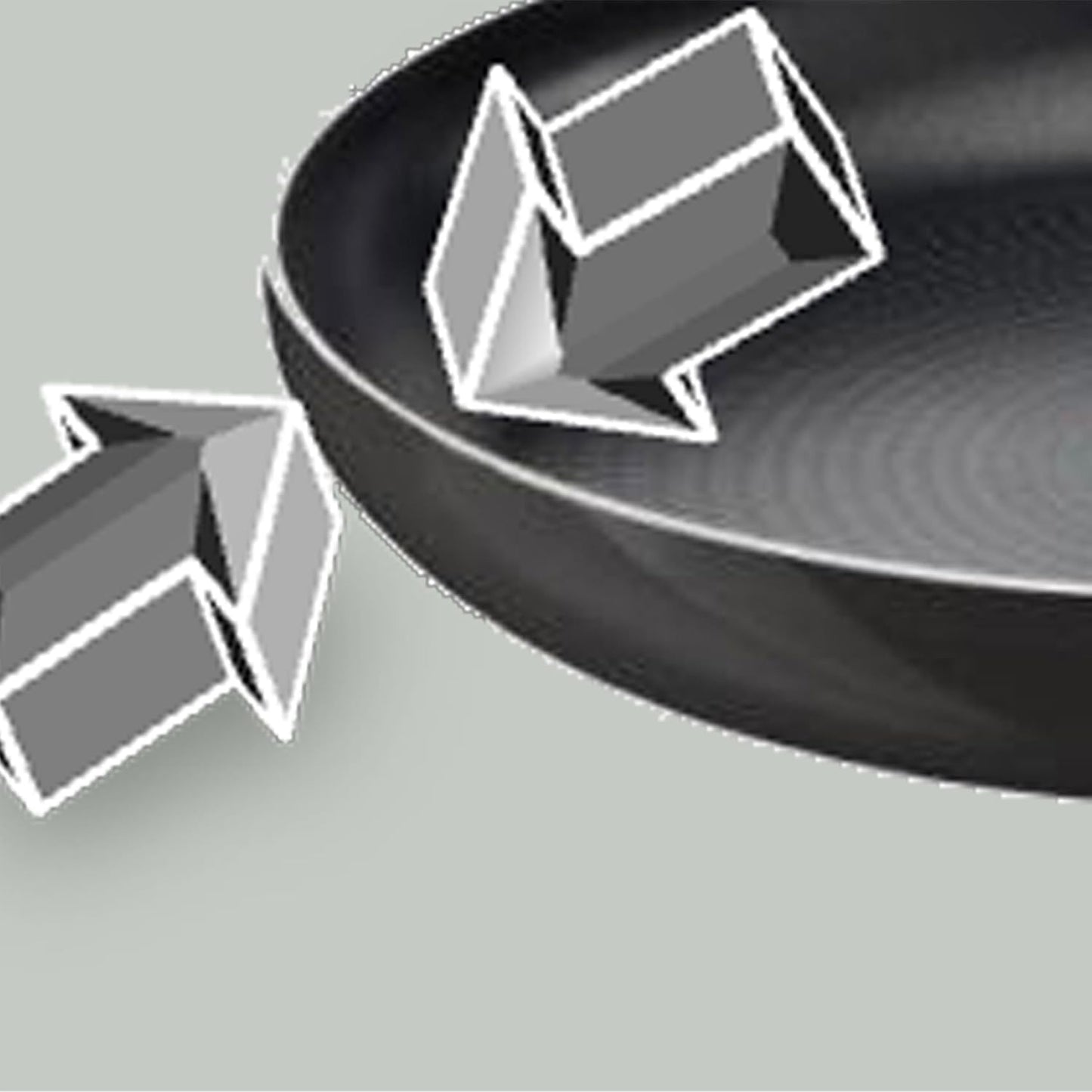 Resist Bratpfanne 24 cm, Antihaft, Thermo-Signal, 24 cm