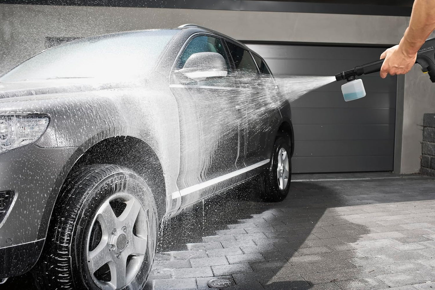 Hochdruckreiniger K 4 FJ mit Schaumdüse und Autoshampoo, K 4 Foam Jet Single