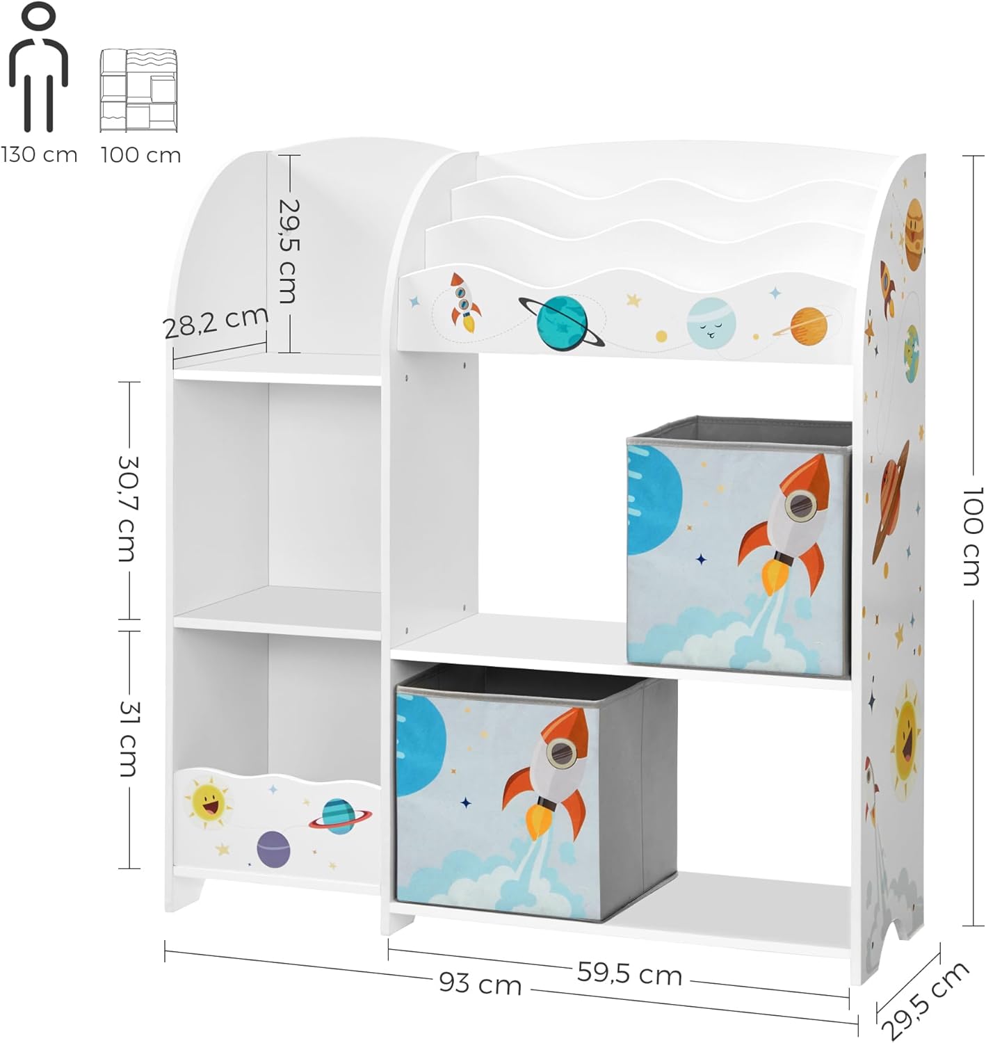Storage Shelf, Weiß