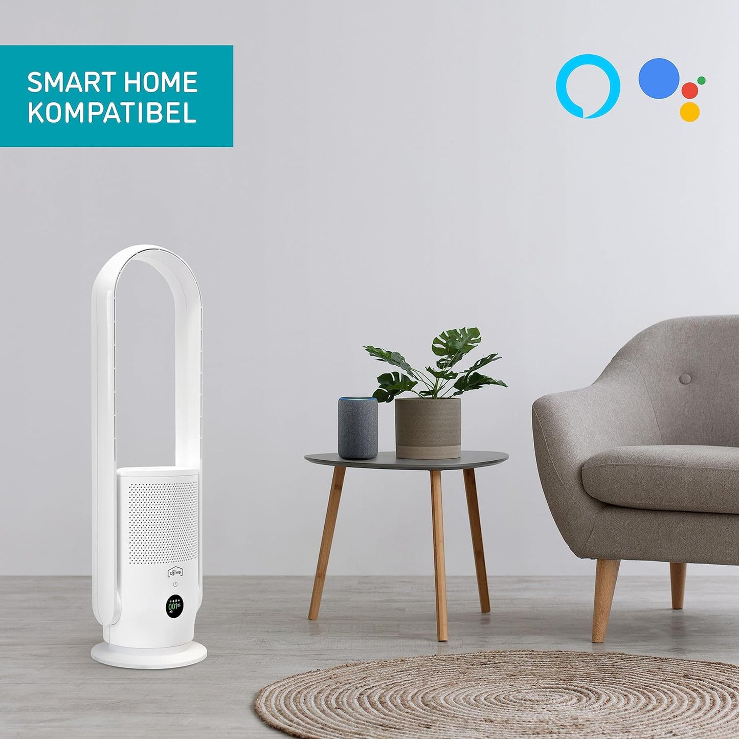 ARC Casual 2in1, Ventilator & Luftreiniger ; Clean White