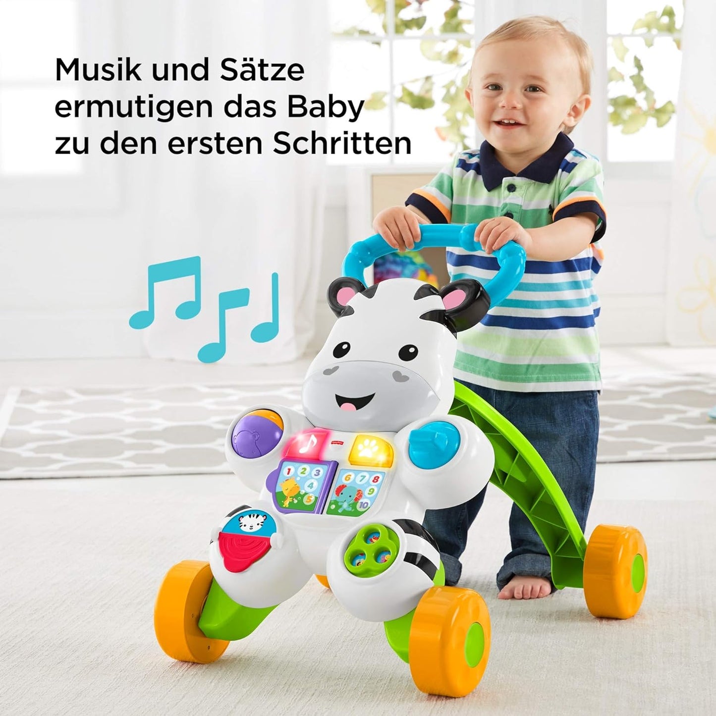 Lern mit mir - Zebra Lauflernwagen, Deutsch