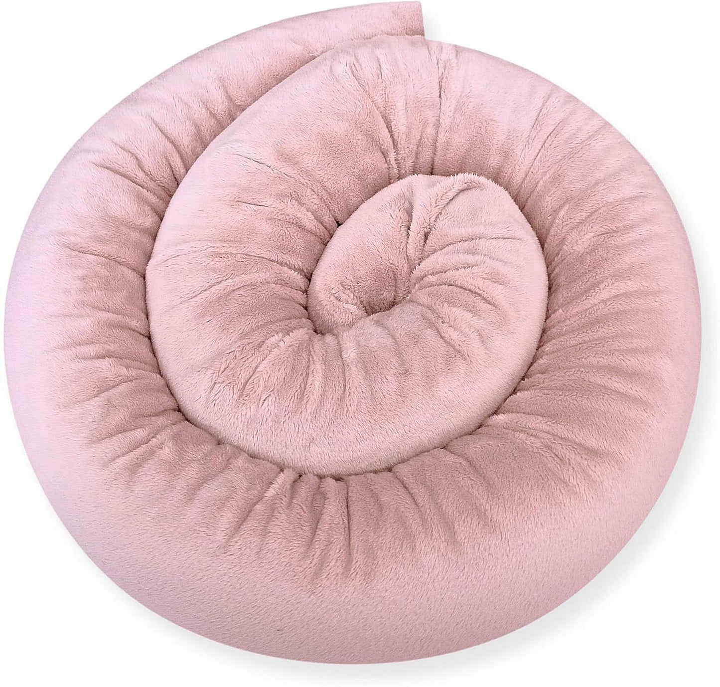 Bettschlange, 250 cm, 250 cm Pastellrosa