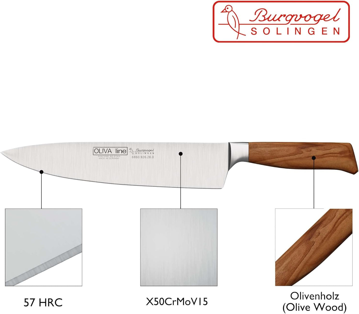 Oliva Line Kochmesser