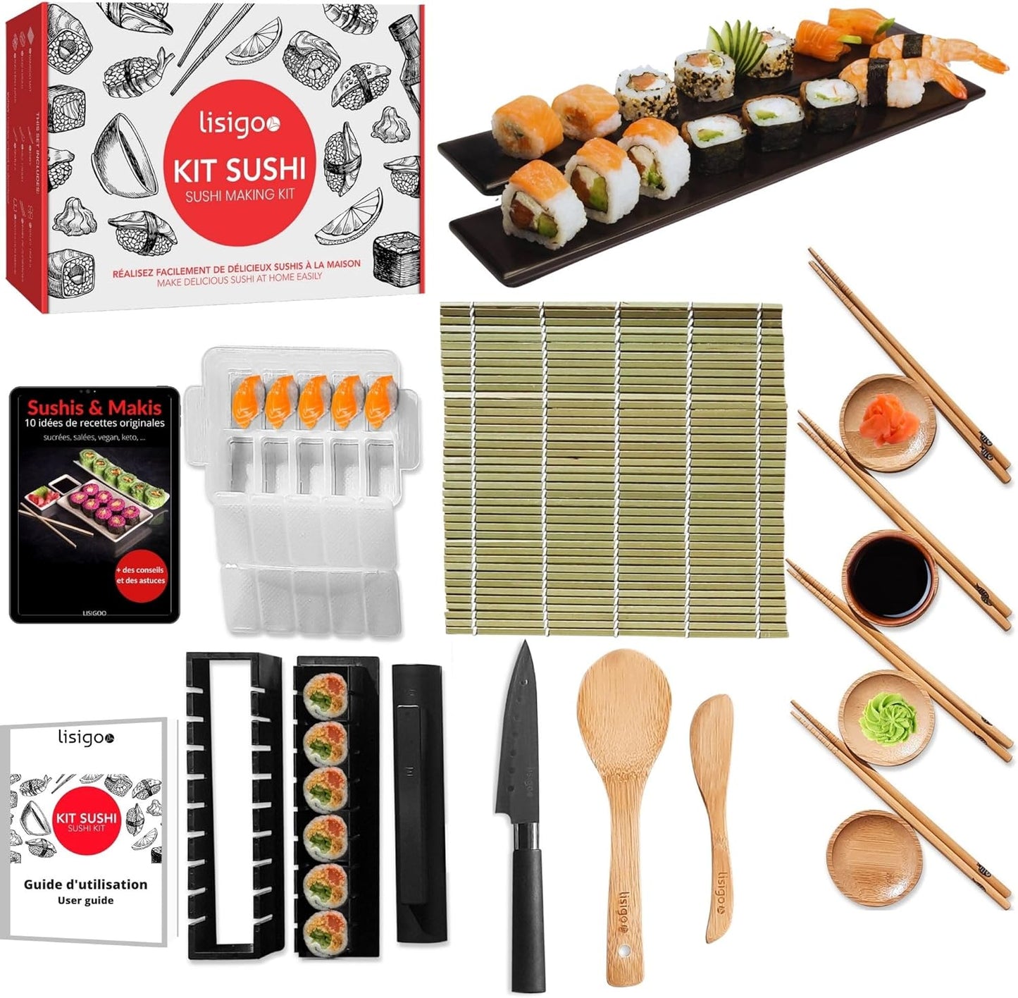 15-teiliges Sushi Maker Set