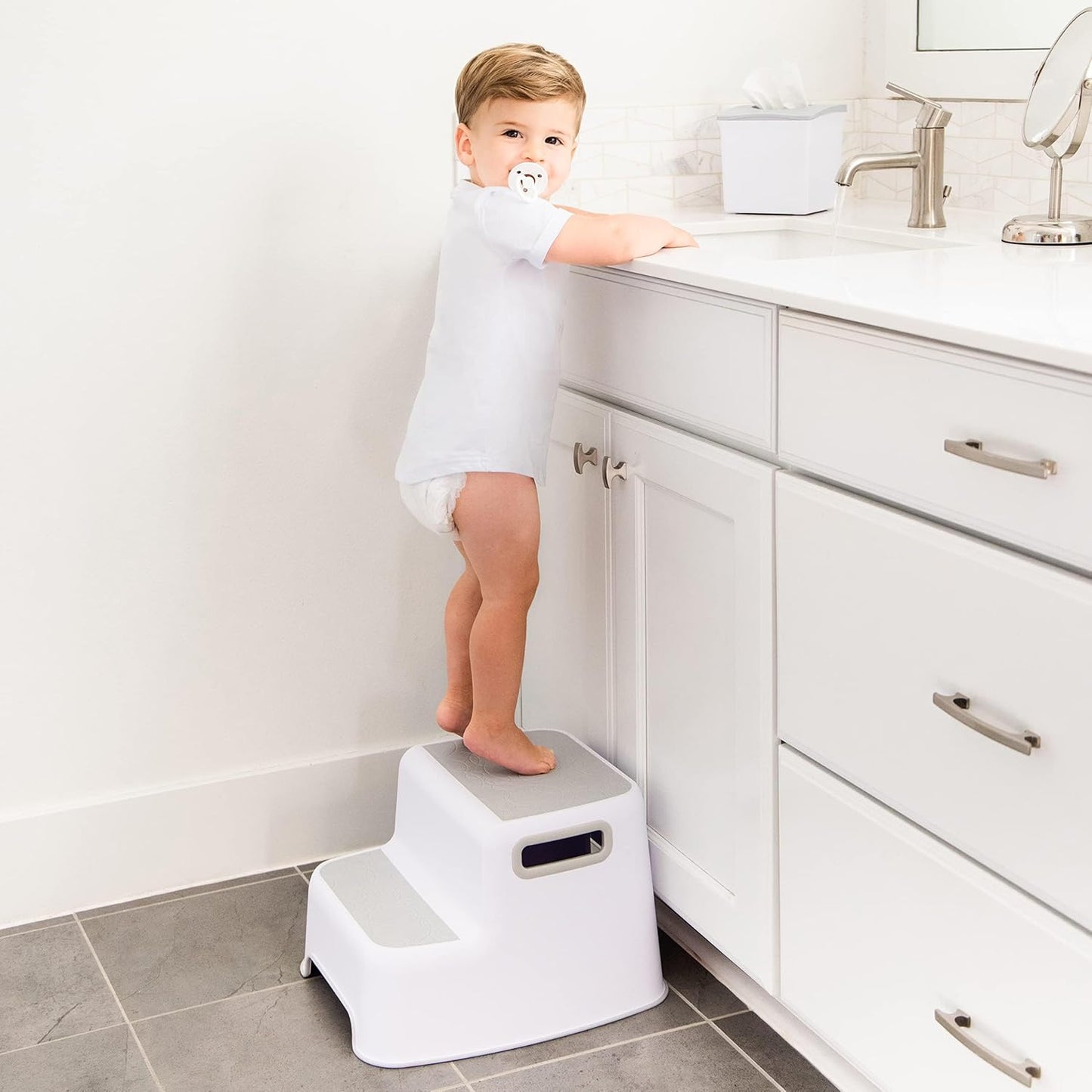 2-Stufen Hocker, 2 Step Stool