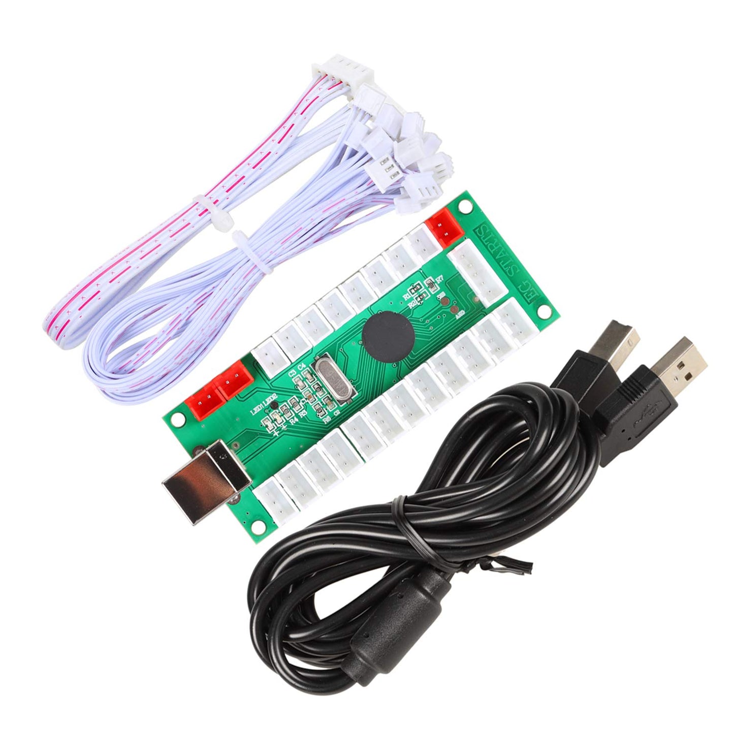 Arcade DIY Kit: Joystick mit 10x Druckknöpfen für Raspberry Pi 2, 3 & 3B