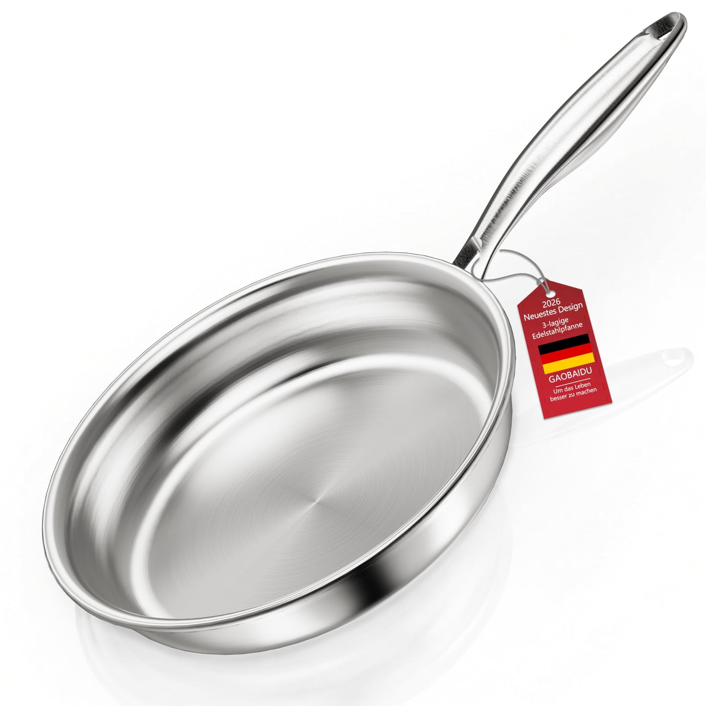 Unbeschichtete Induktionspfanne, 24CM