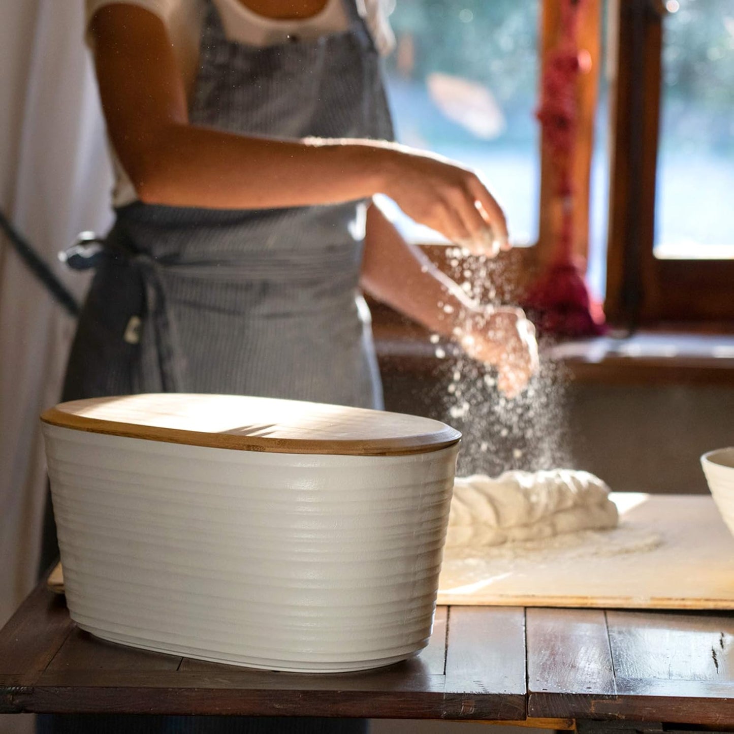 Tierra Brotkasten, 10 Liter, Einheitsgrösse Weiss