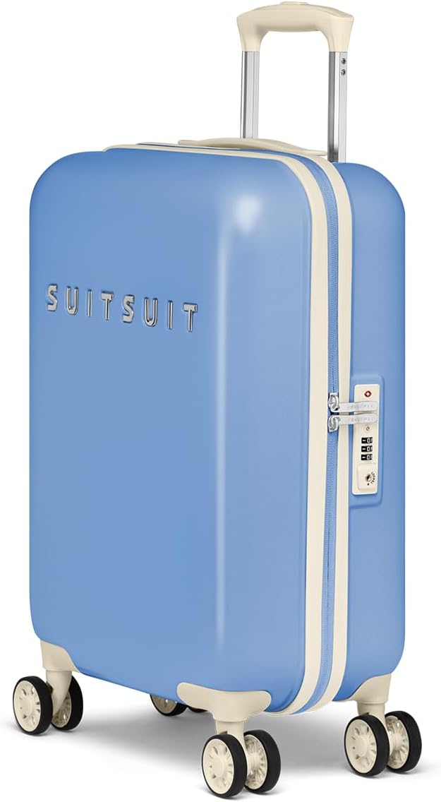2er-Set Fabulous Fifties Koffer mit TSA-Schloss, Duo Set Alaska Blue