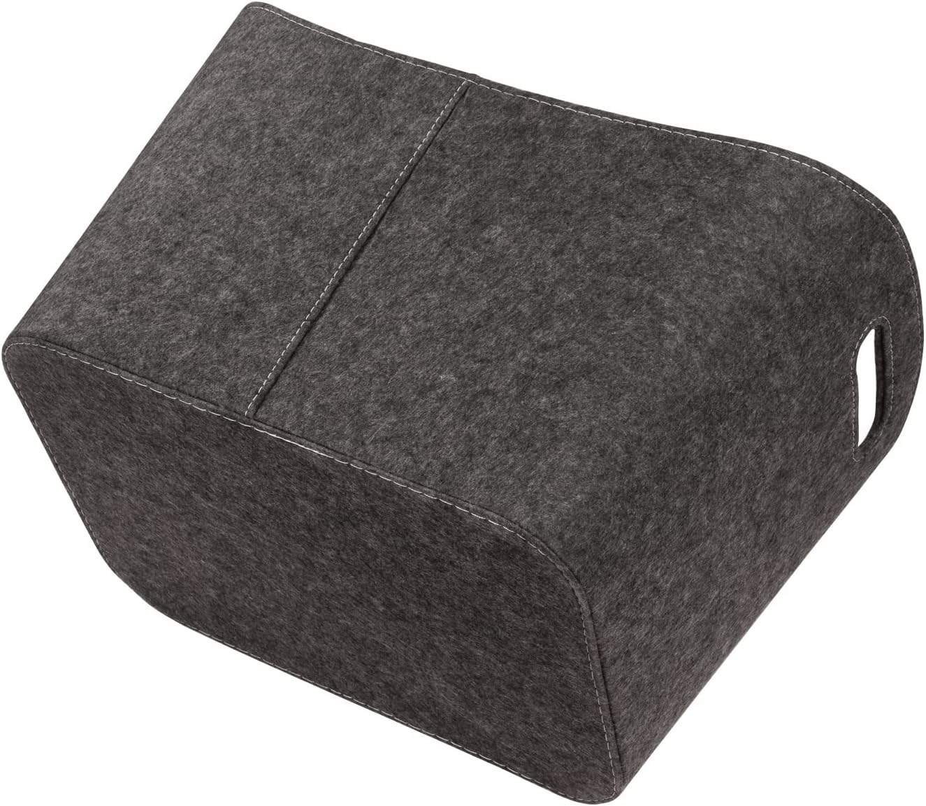 Filzkorb für Kaminholz, Holzkorb Nepal Anthrazit