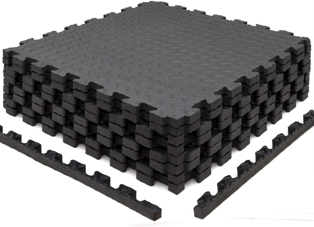 8er-Set Profi Bodenschutzmatte für Fitnessgeräte, 2cm