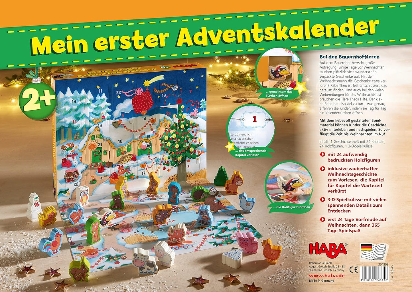 Mein erster Adventskalender Bauernhoftiere, Bauernhof