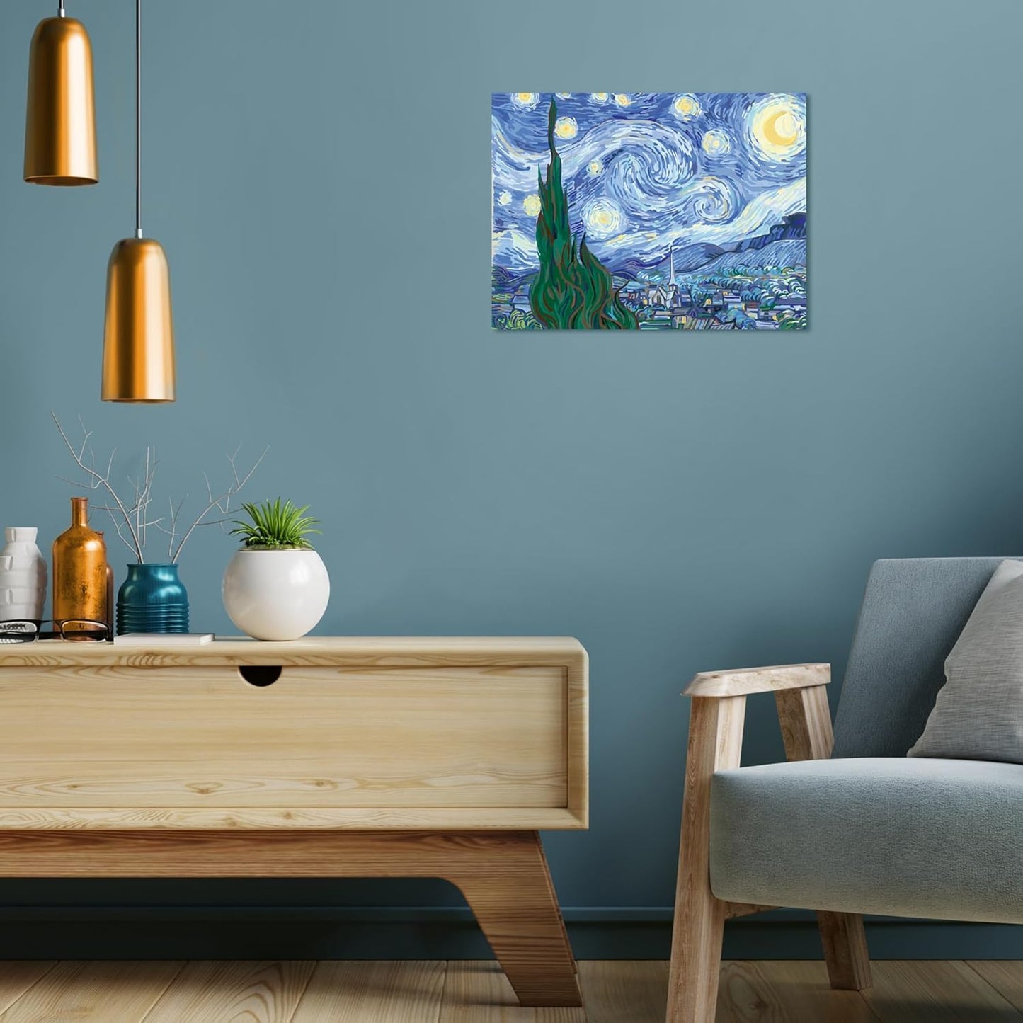 CreArt - Starry Night (Van Gogh), postimpressionistisch