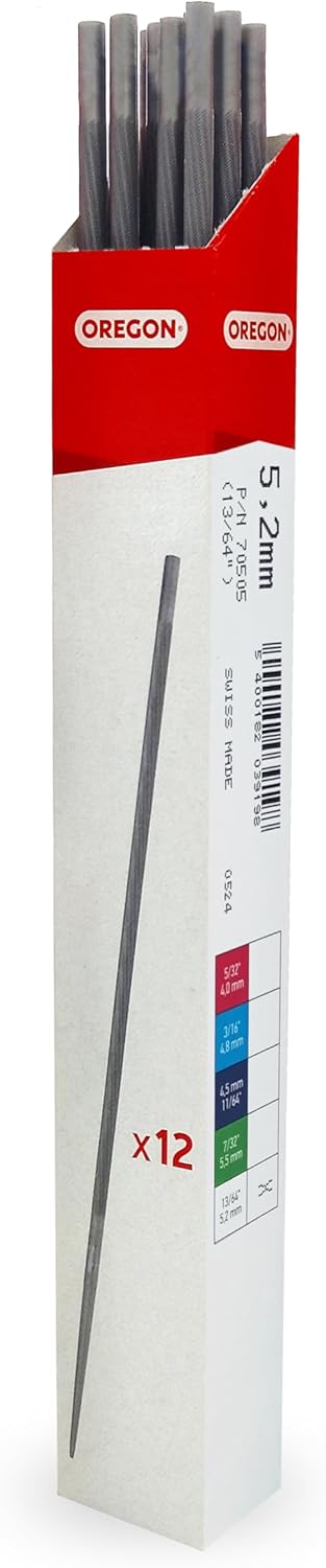 70502 Rundfeilen für Kettensägen, Round File 7/32 Inch (5.5 mm) Single