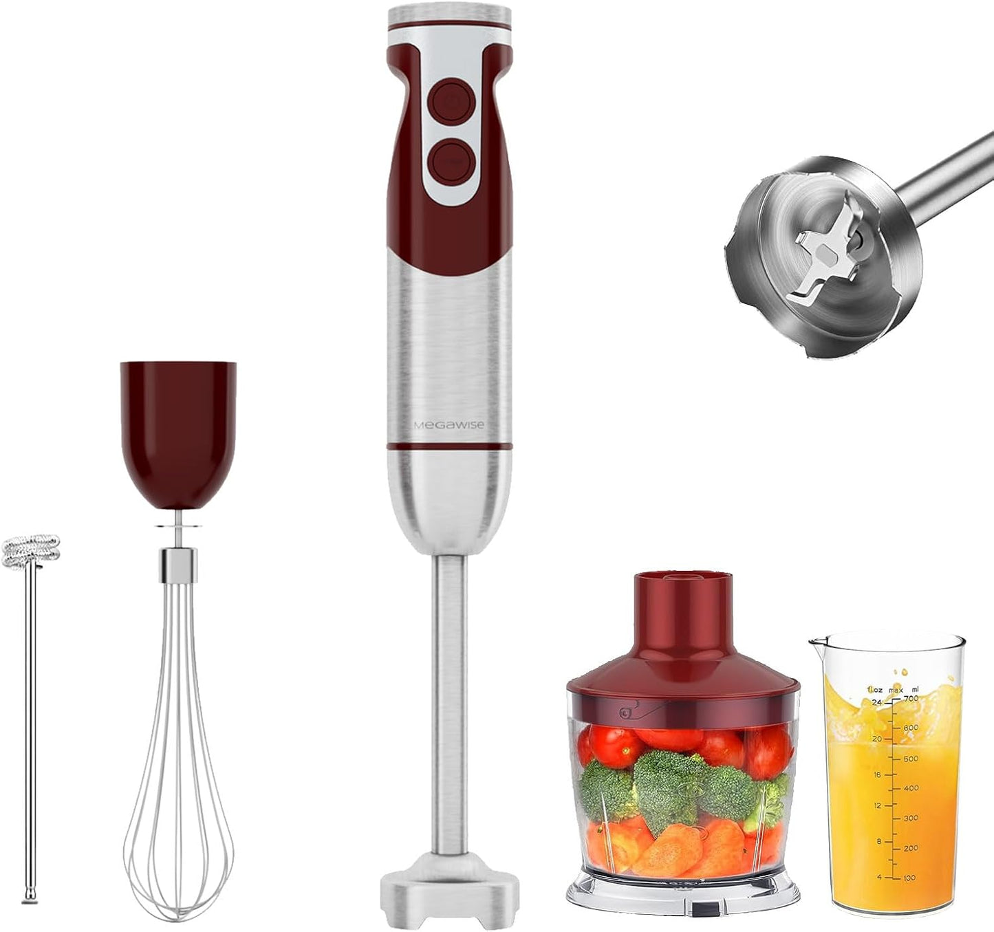 5-in-1 Stabmixer-Set CL2O21 mit Zubehör