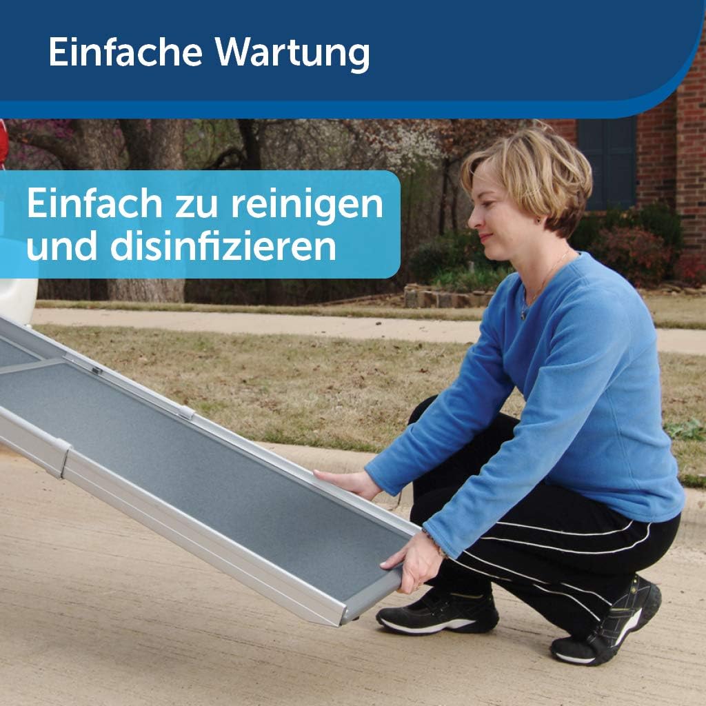 Hunderampe Happy Ride, Teleskop-Rampe / Neue Ausführung /  XL