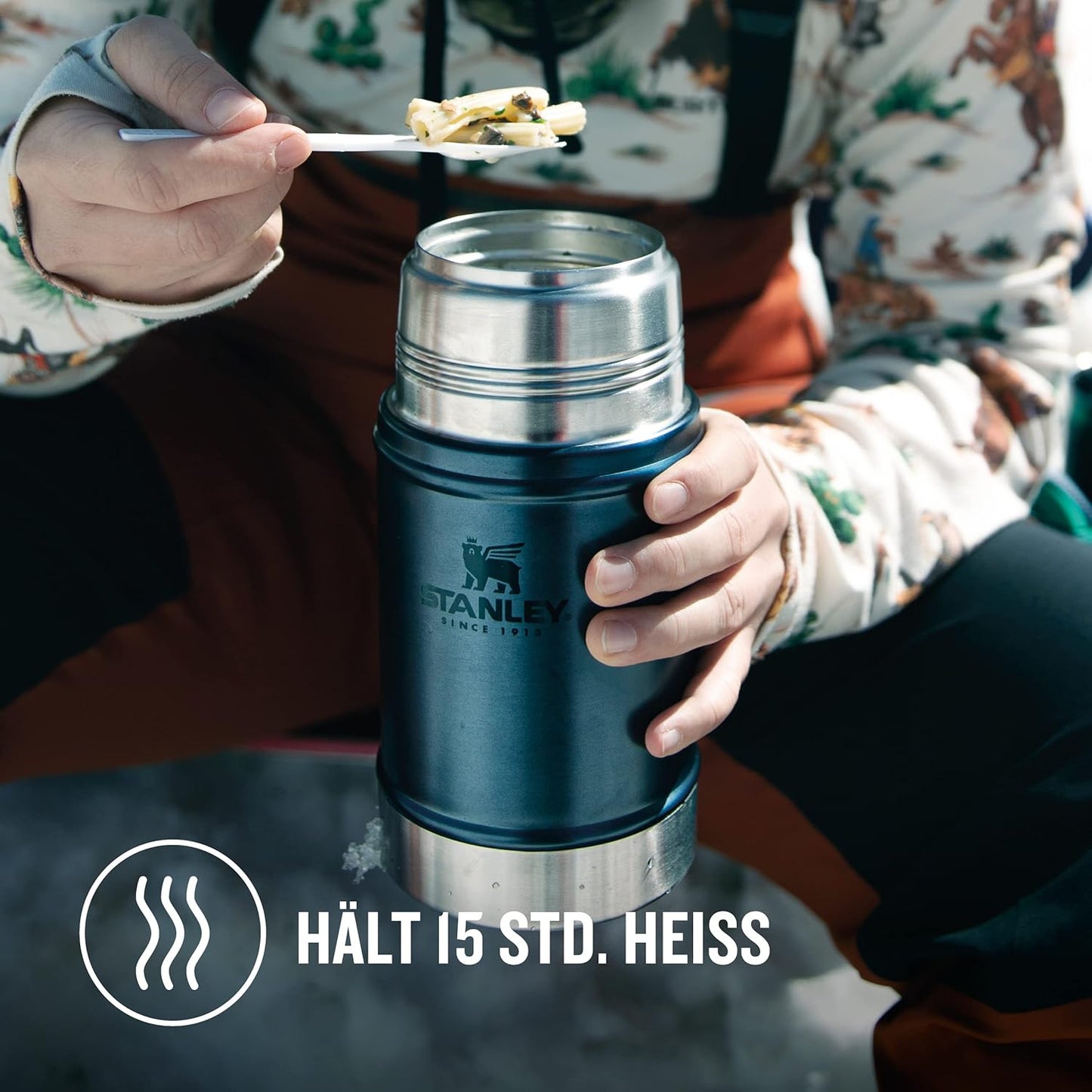Classic Legendary Thermobehälter, Matte Black 0.7L