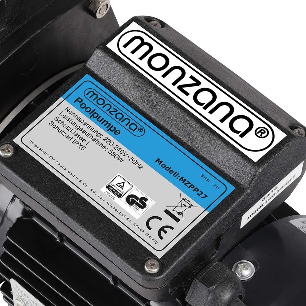 Filterpumpe, 10.980 l/h + Vorfilter