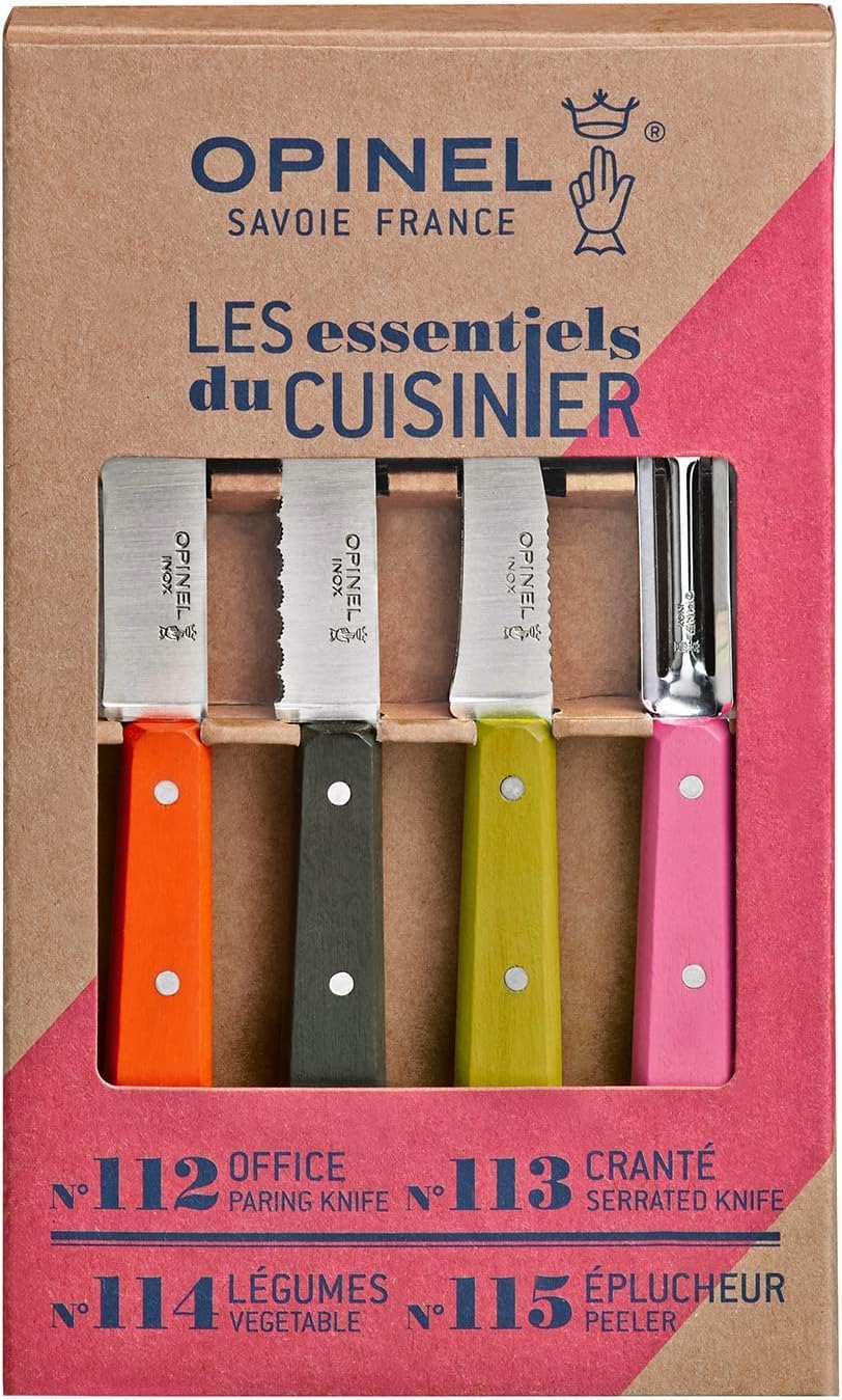 Küchenmesser-Set, Küchenmesser-Set, 4-teilig, rostfrei,