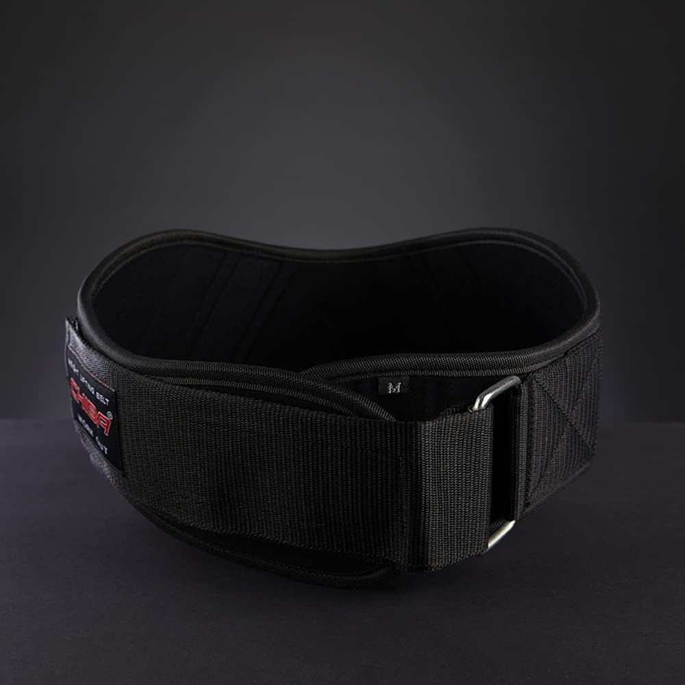 Trainingsgürtel Nylon Performer, M Schwarz