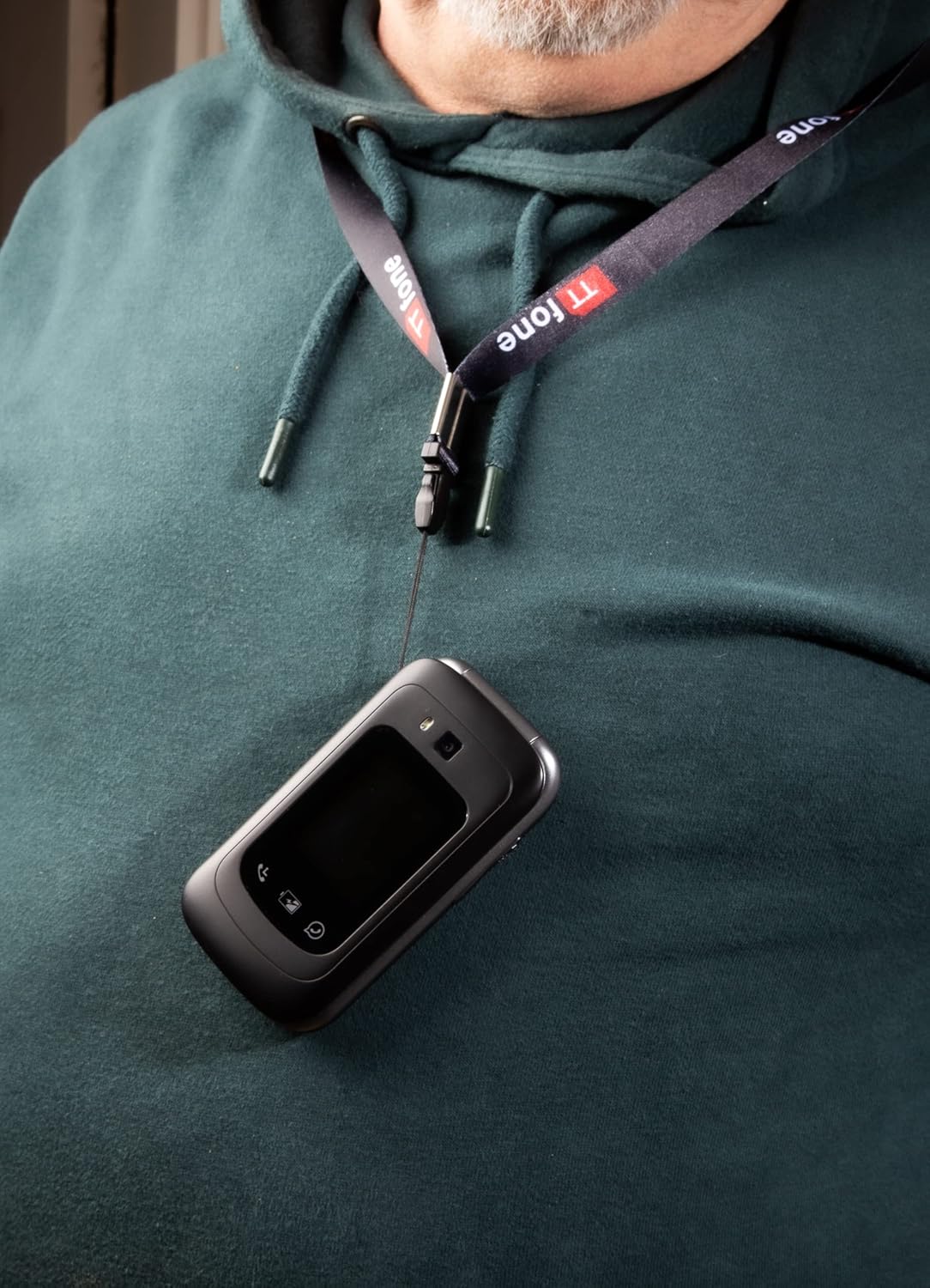 4G Senior Flip Handy mit Notfallhilfe-Taste, solo