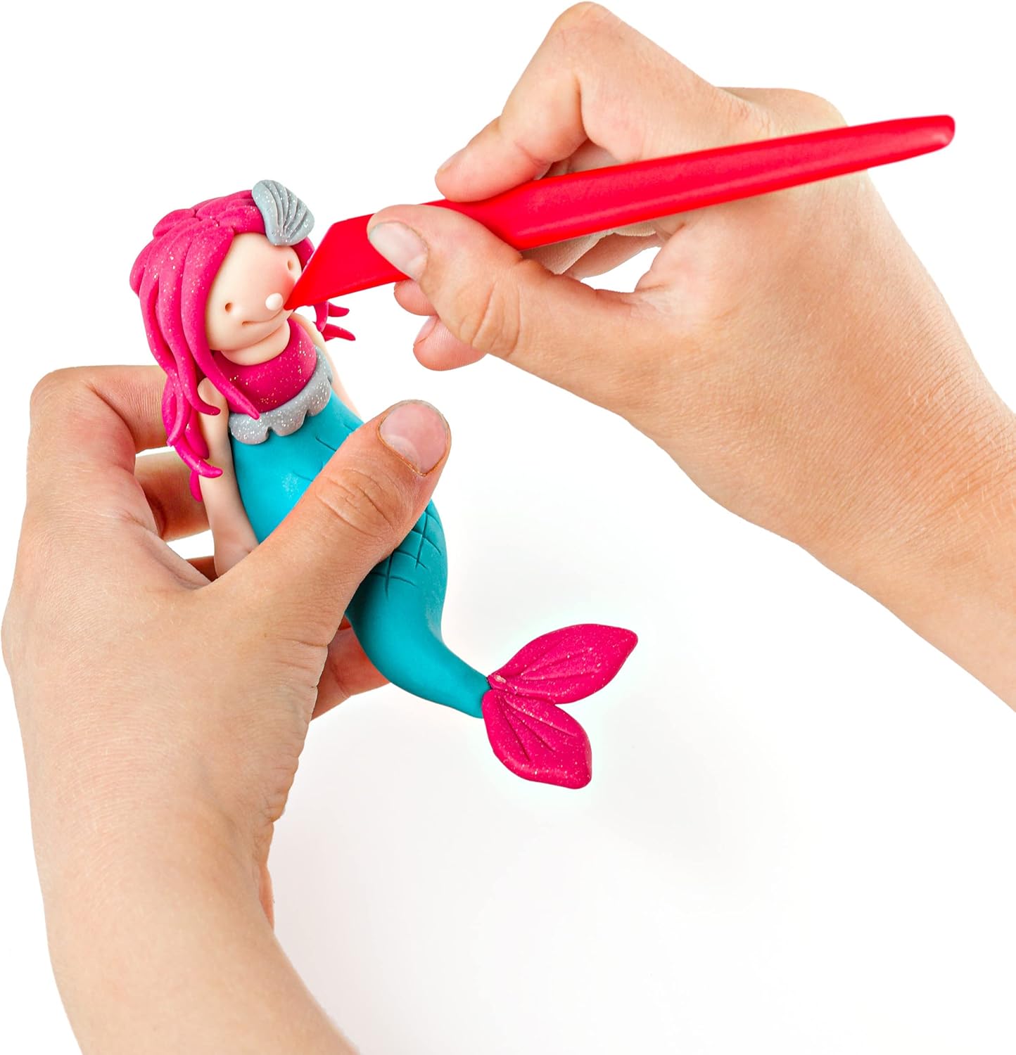 FIMO Modelliermasse-Set mit Zubehör (24 Farben), Starter Set Bundle mit Zubehör 24 Farben