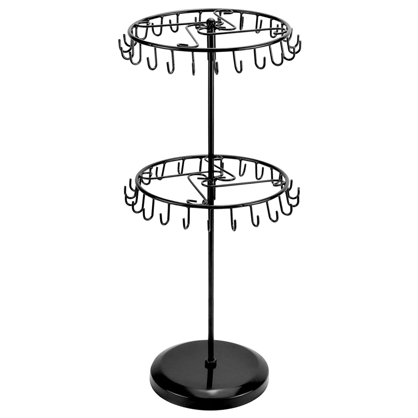 2-stufiger Schmuckständer mit 46 Haken, 2-Stufiger