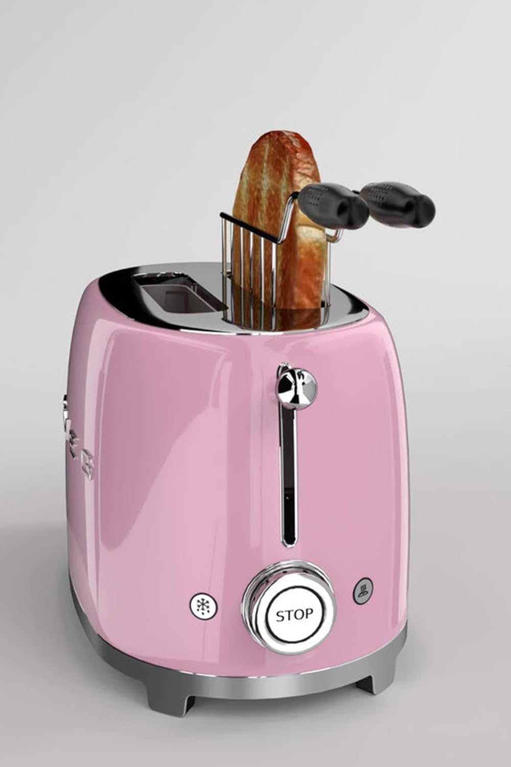 Toaster 50's Style Kompakt, Rose