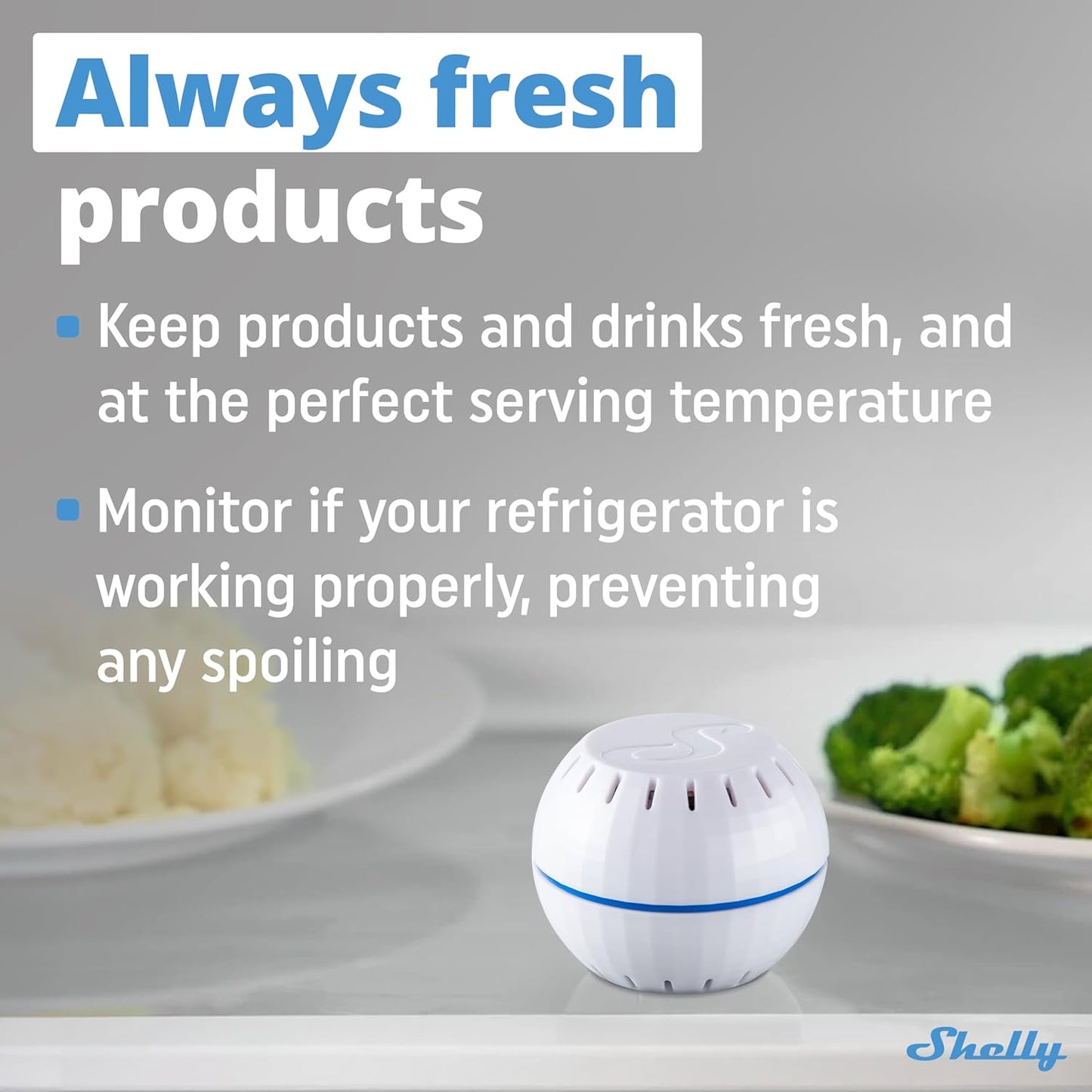 WLAN Luftfeuchte und Temperatursensor, Weiss