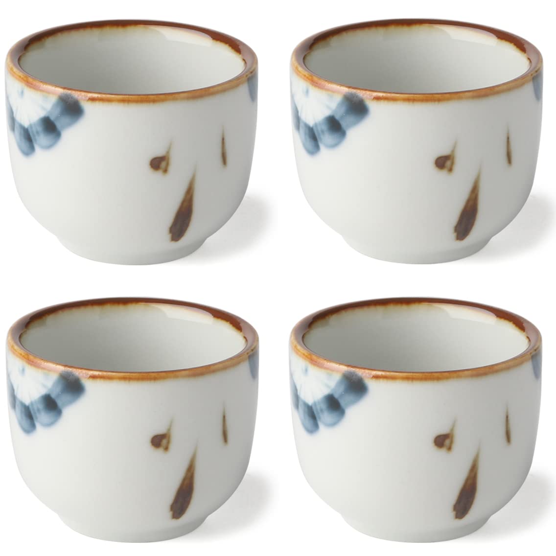 Sake Tassen Set, Weisse Tasse