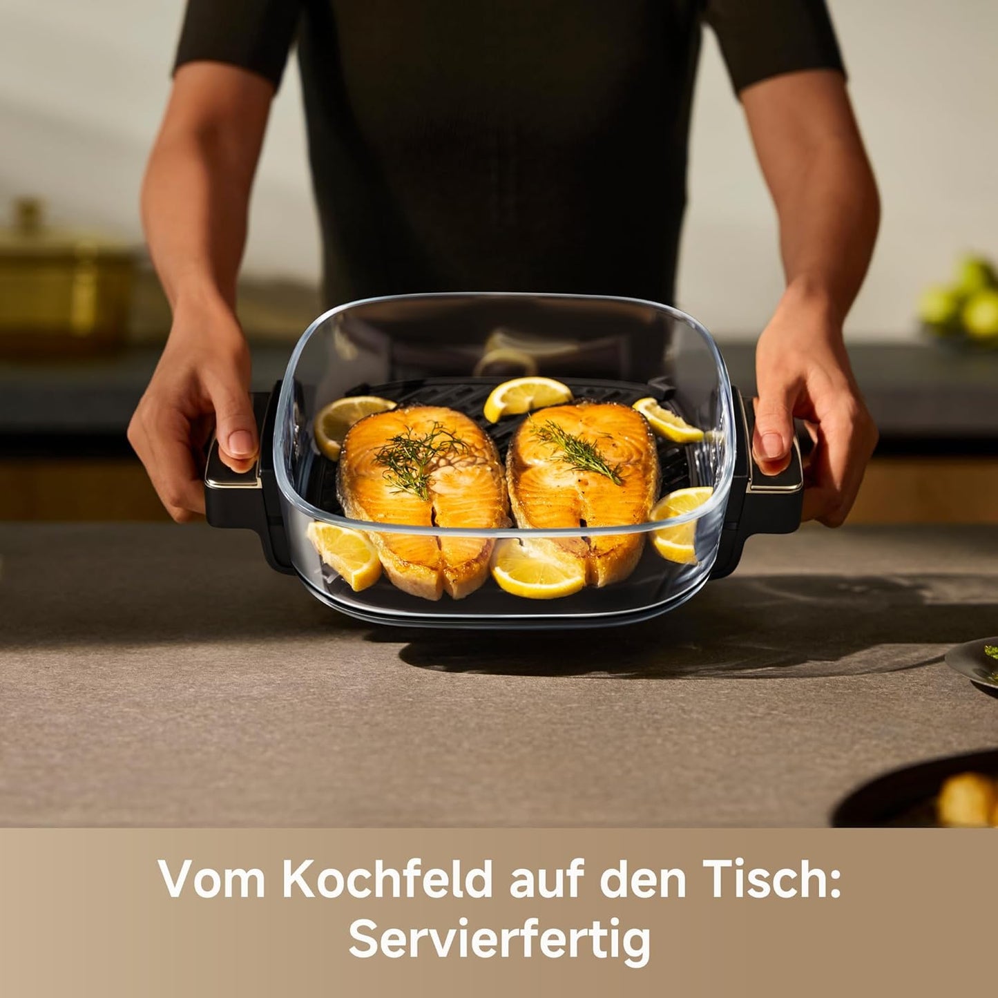 Aeroglass Heissluftfritteuse mit Glasinnenraum AF20 Pro, AF20 Pro