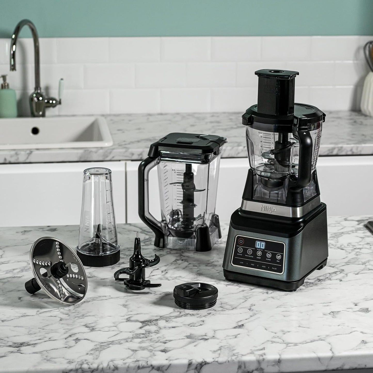3-in-1 Küchenmaschine mit Auto-iQ, BN800EU, 3-in-1-Mixer, Schwarz