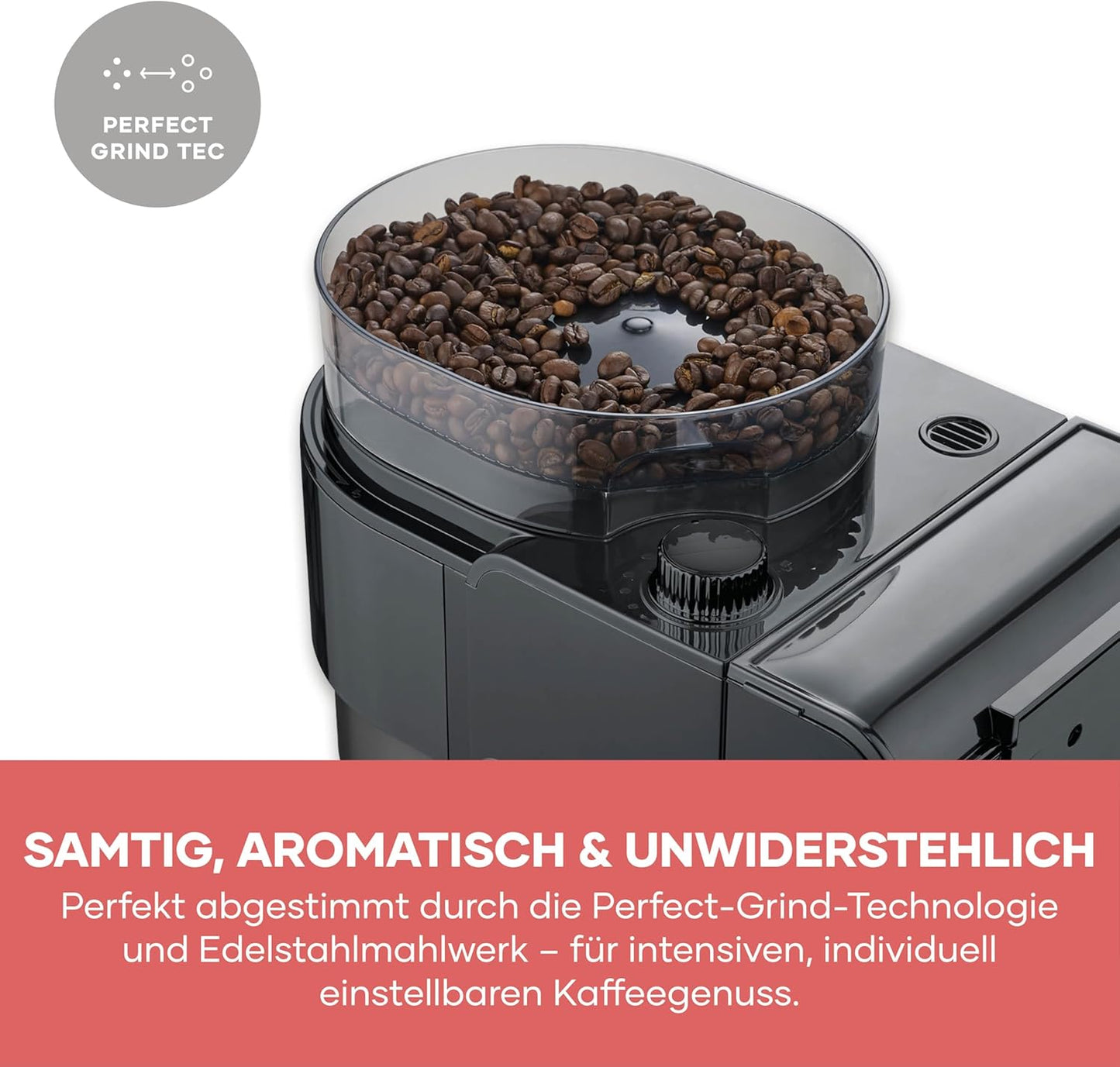 Filterkaffeemaschine KA4831, 8 Tassen (Thermokanne) Dark Inox, Schwarz