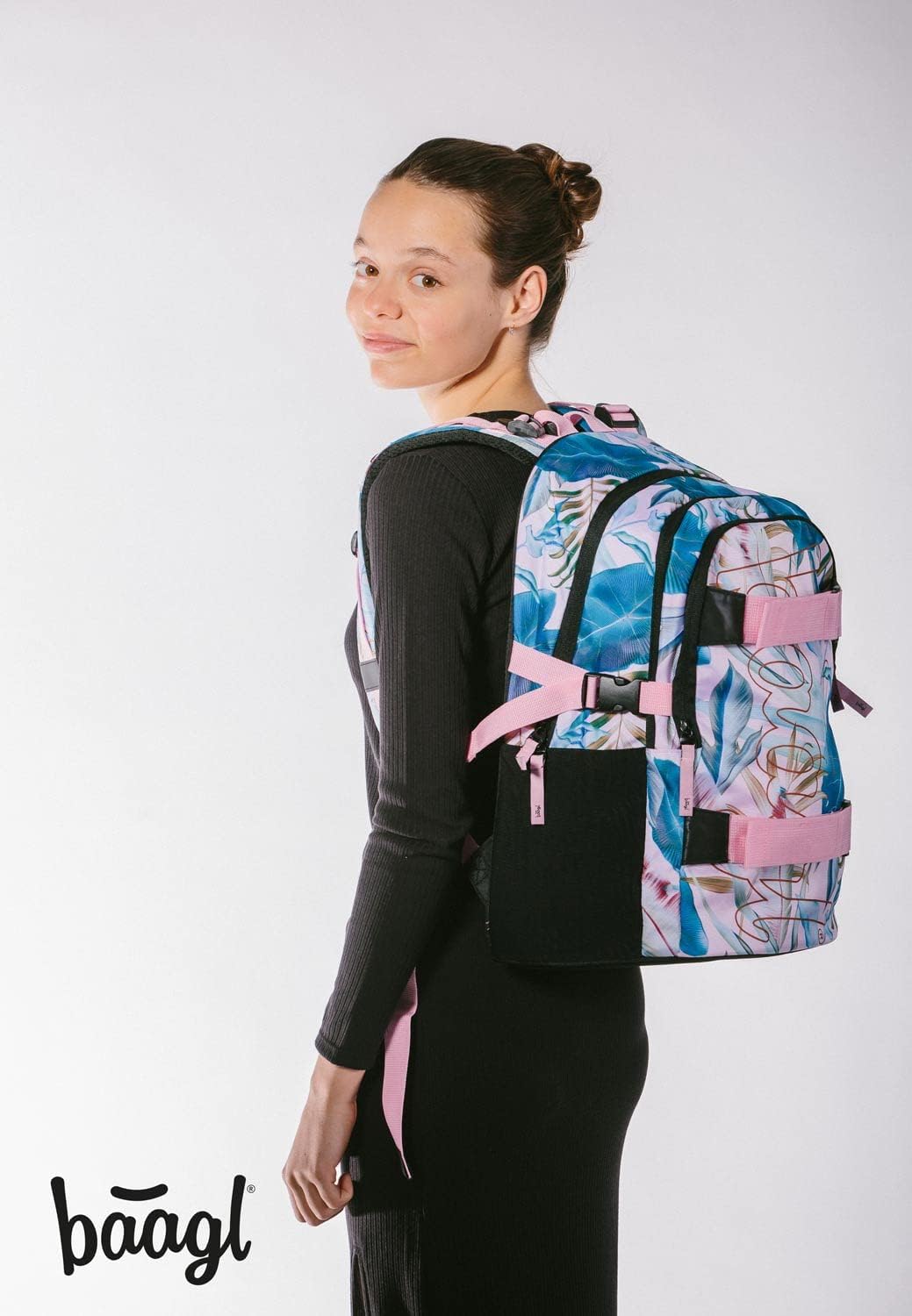 Schulrucksack-Set, Skate Leafs