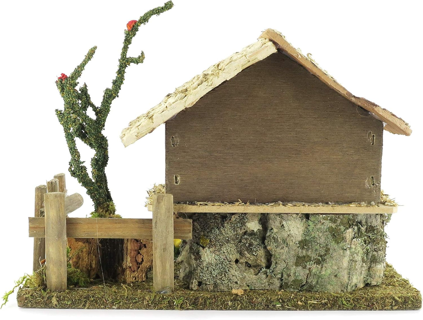 Miniatur Hühnerstall mit Hühnern