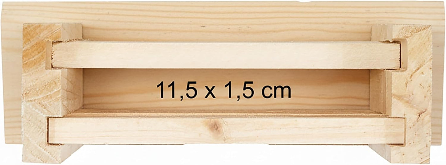 4-teiliges Fledermauskasten-Set, Natur